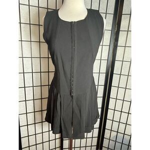 Making the Cut Black Skater Dress